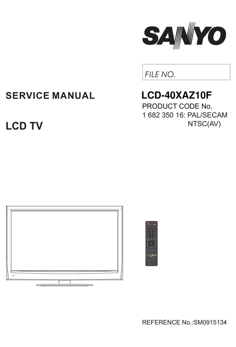Sanyo LCD-40XAZ10F User manual Sanyo LCD-40XAZ10F User manual