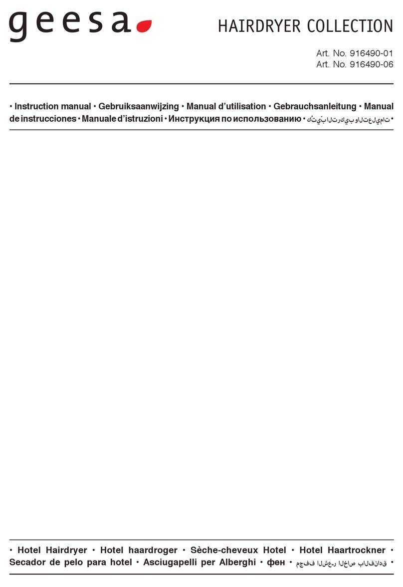 Geesa 916490-01 instruction manual