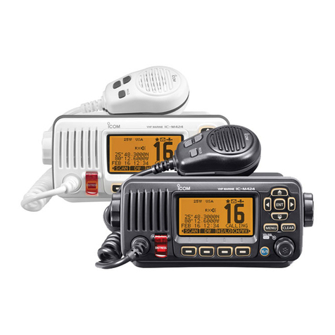 Icom IC-M424 User manual