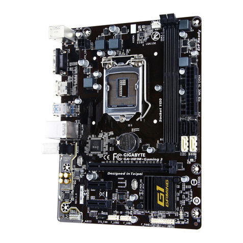 Gigabyte GA-H81M-Gaming 3 User manual