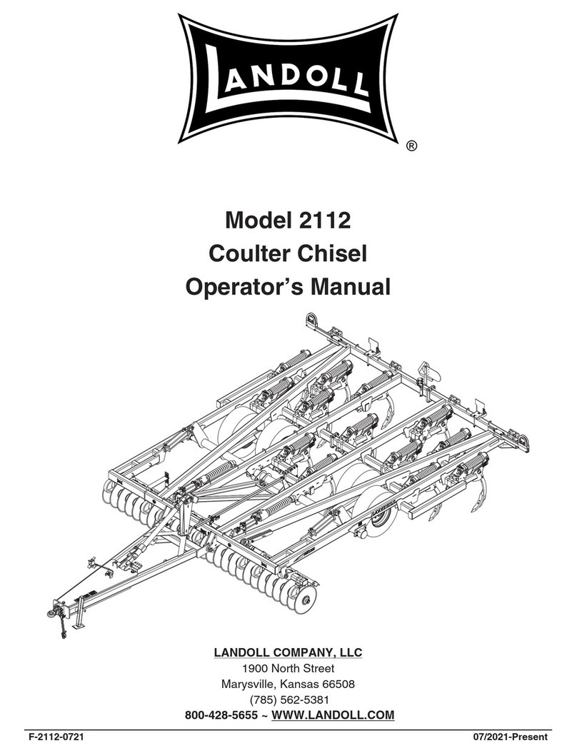 Landoll Coulter Chisel 2112 Operator's manual Landoll Coulter Chisel 2112 Operator's manual