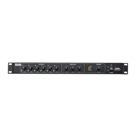 Rane RM6 user guide
