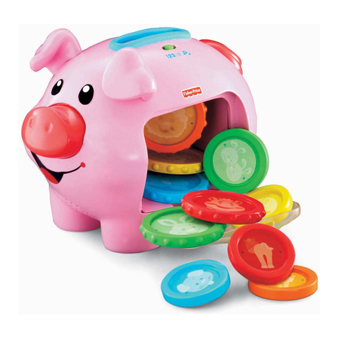 Fisher-Price Learning Piggy Bank J2462 quick start guide Fisher-Price Learning Piggy Bank J2462 quick start guide