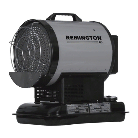 Pinnacle Climate Technologies Remington REM-80-OFR-O User's manual & operating instructions