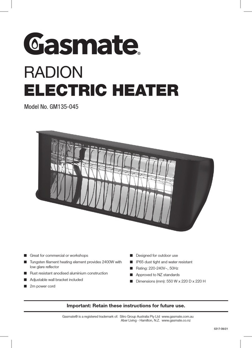 Gasmate GM135-045 manual