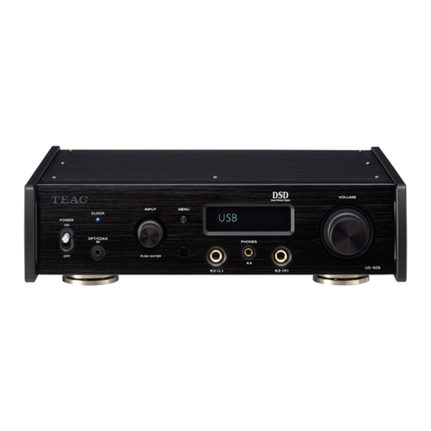Teac UD-505-X User manual