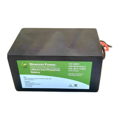 Bioenno Power BLF-1220A User manual