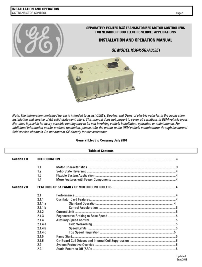 GE IC3645SR7A353E1 User manual