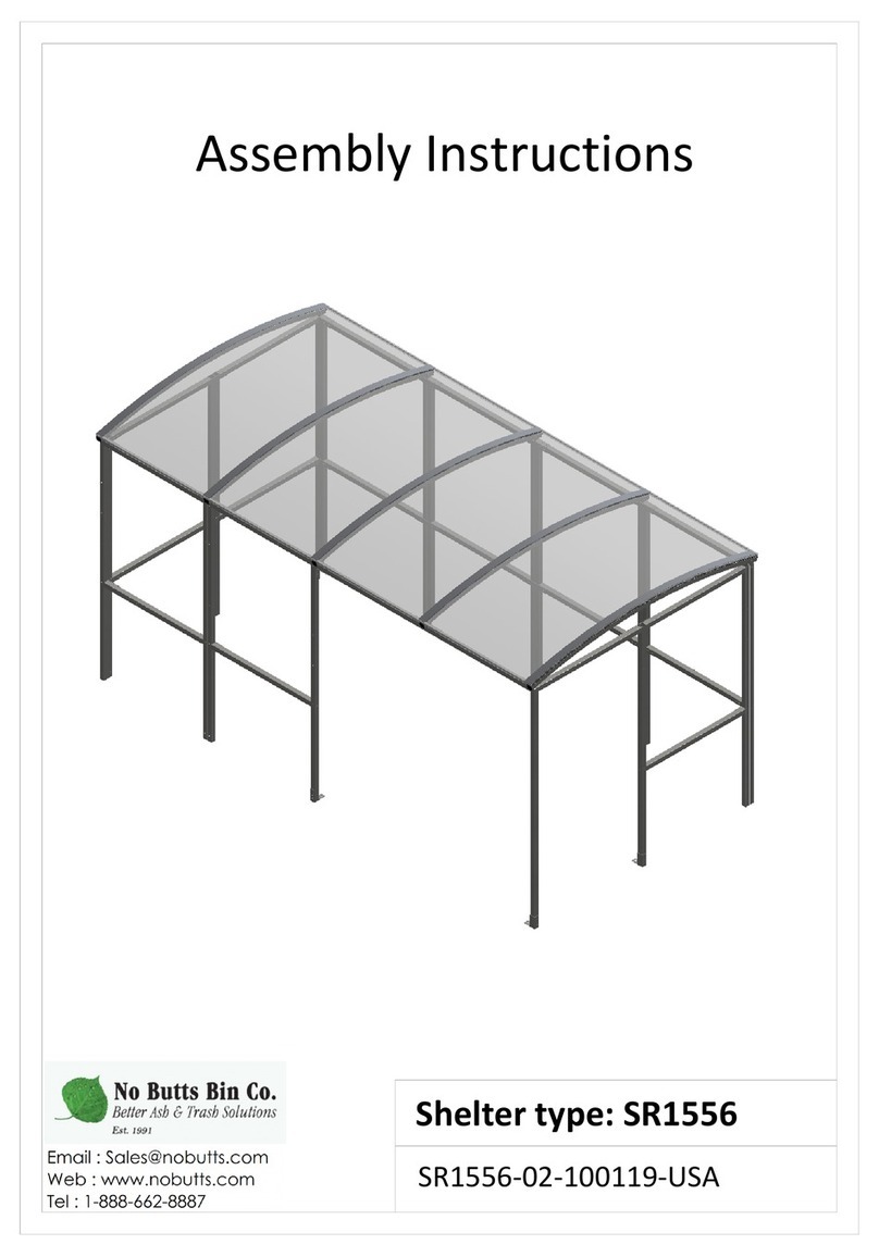 No Butts Bin SR1556 User manual