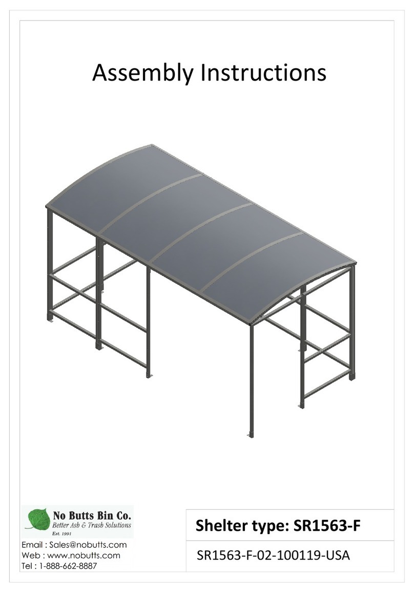 No Butts Bin SR1563-F User manual