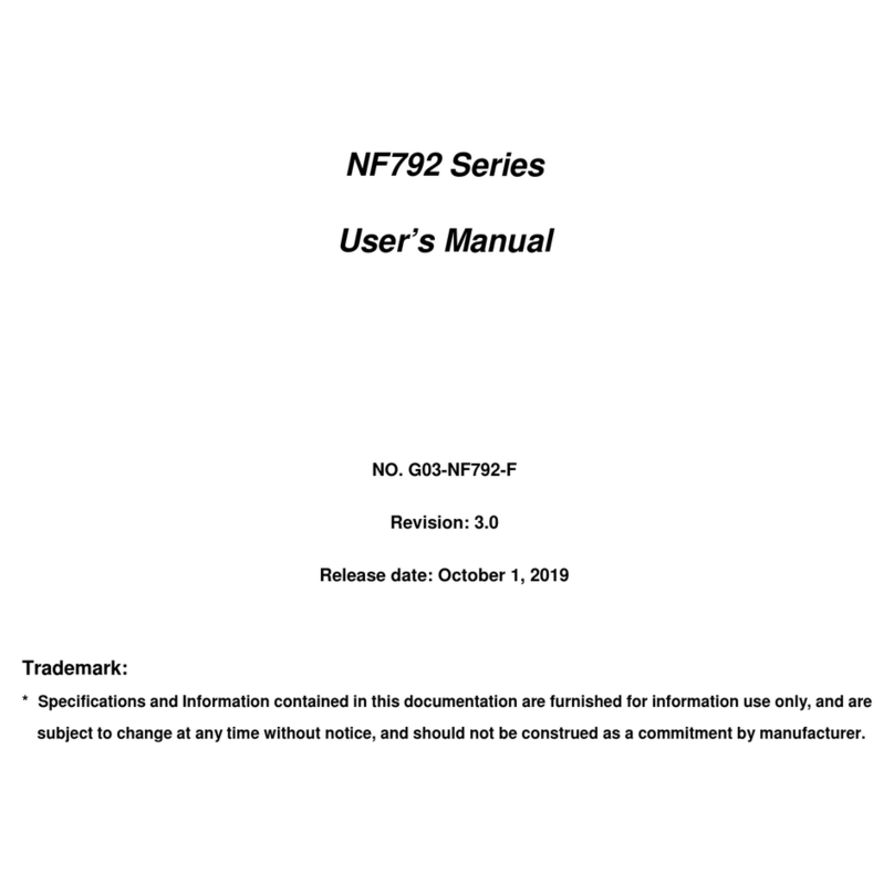 JETWAY NF792 Series user manual