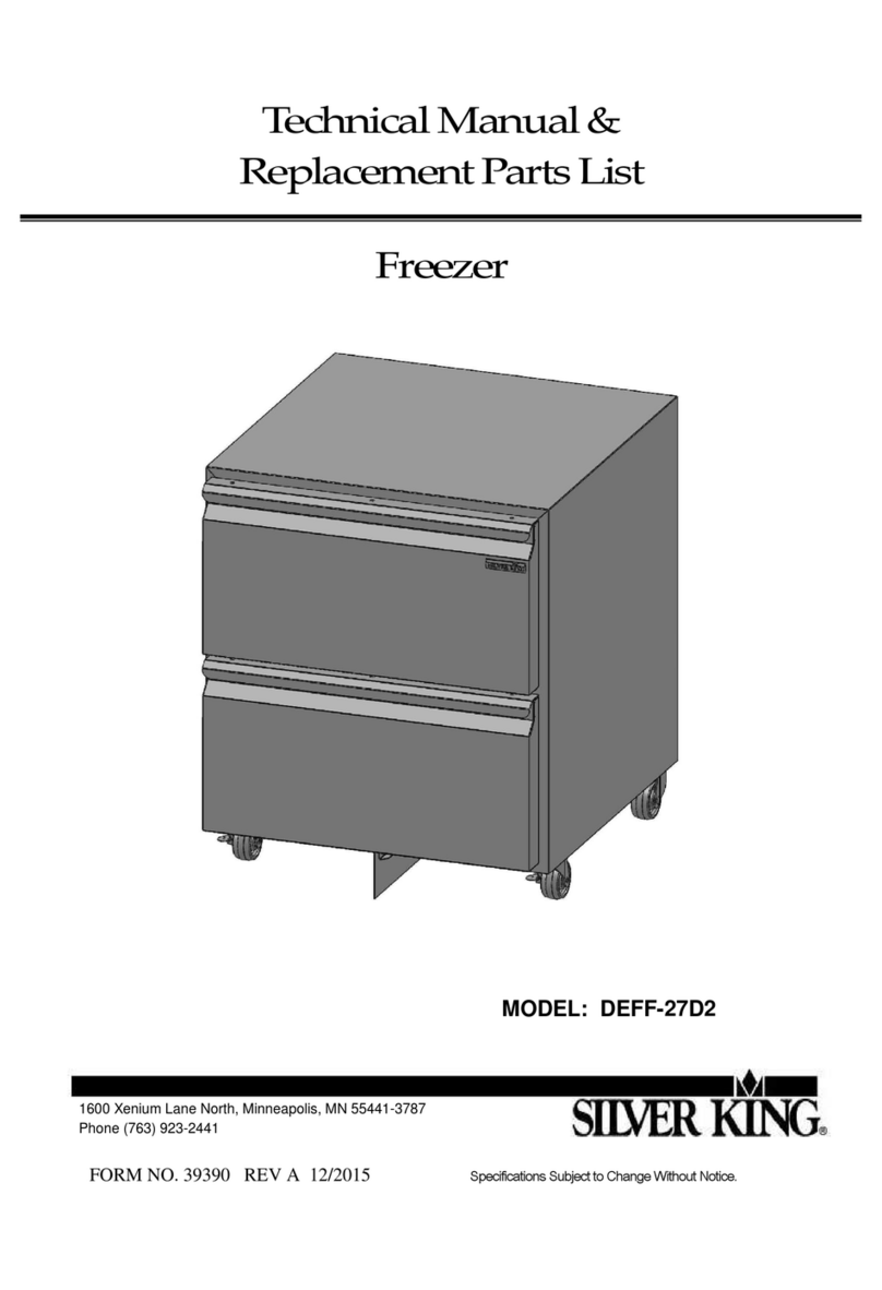 Silver King DEFF-27D2 Technical manual & replacement parts list