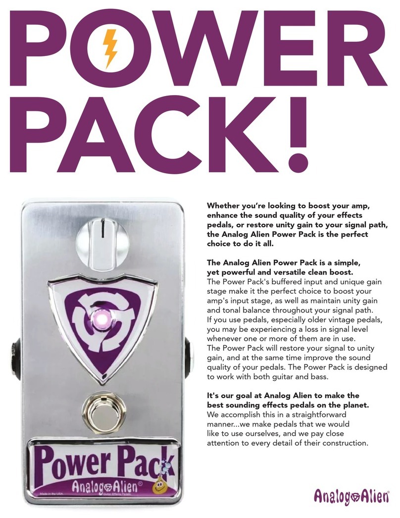 Analog Alien Power Pack User manual