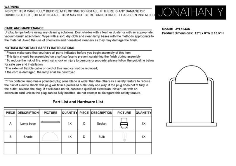 JONATHAN Y JYL1044A User manual JONATHAN Y JYL1044A User manual