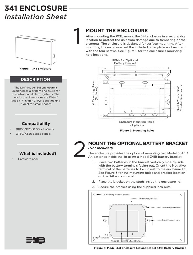DMP Electronics 341 Installation sheet