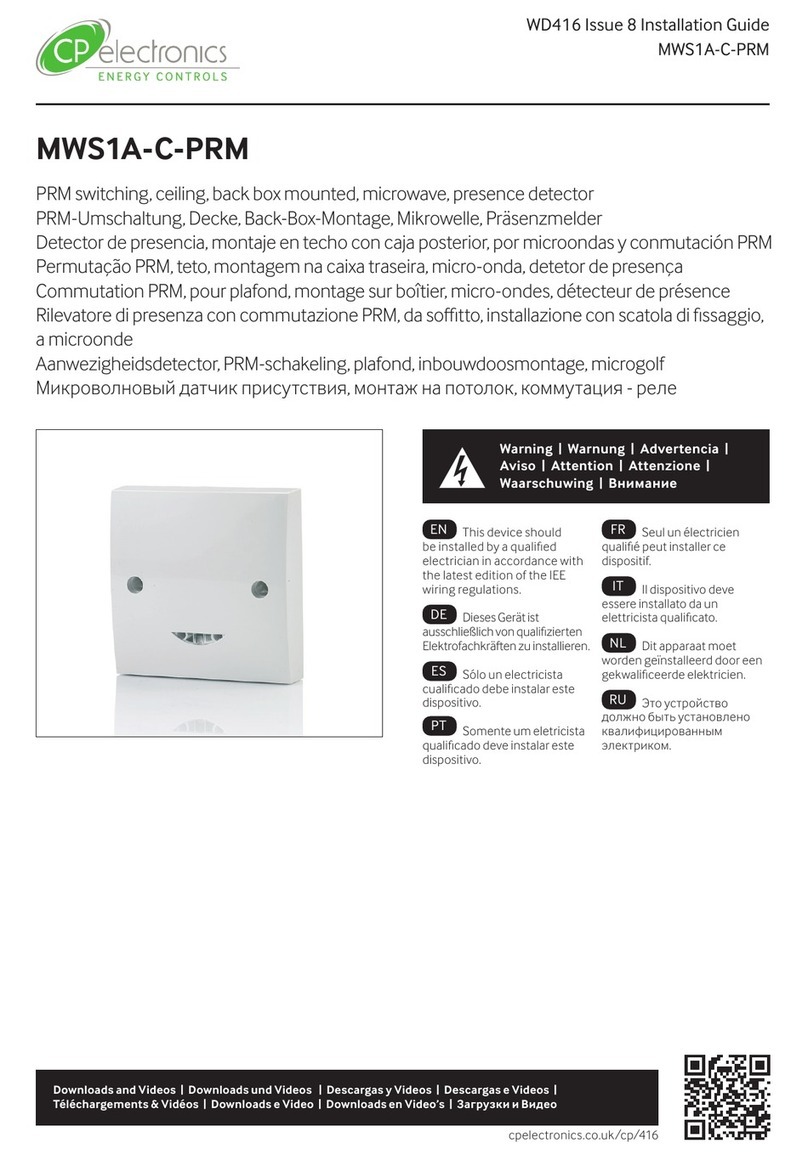 C.P. Electronics MWS1A-C-PRM User manual
