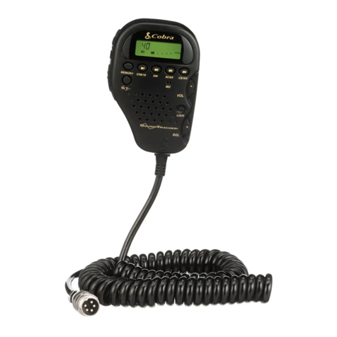 Cobra SoundTracker INTL75 operating instructions