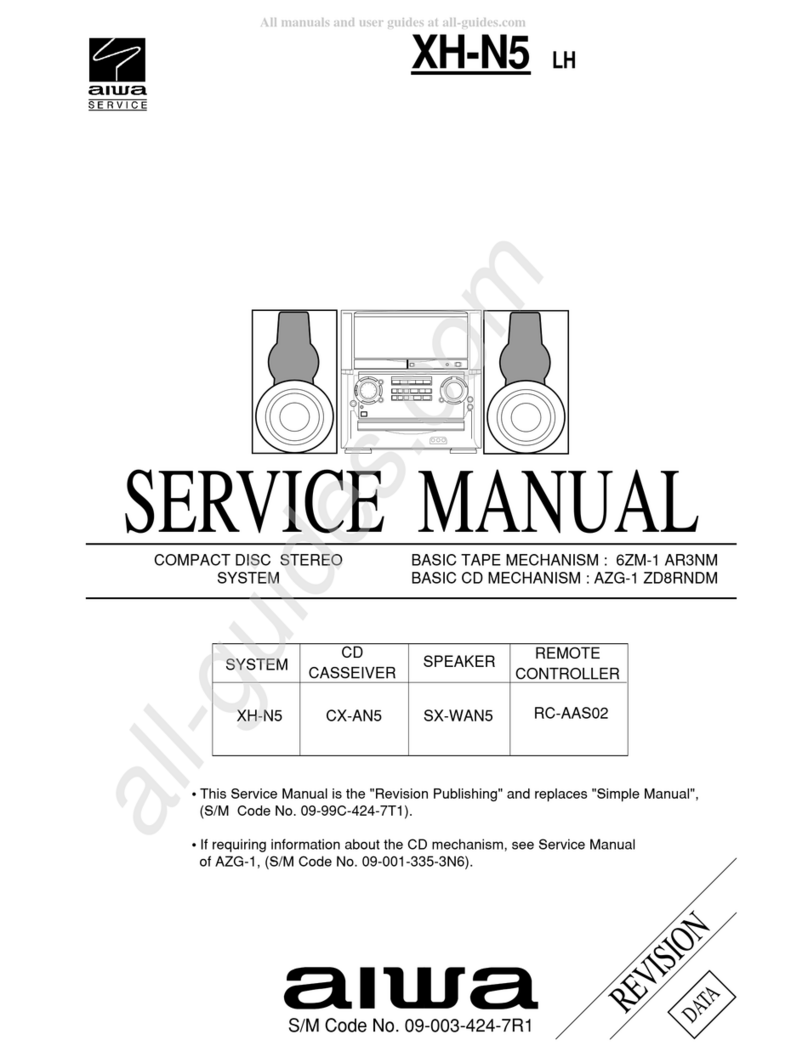 Aiwa XH-N5 Service manual