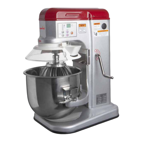 Cater Chef MIXERKNEADER *537.001 user guide