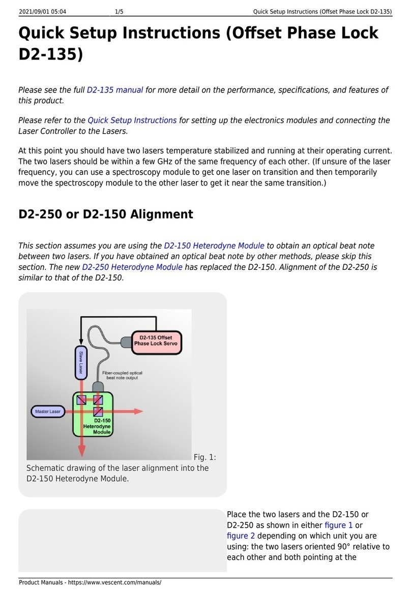 Vescent D2-135 Manual