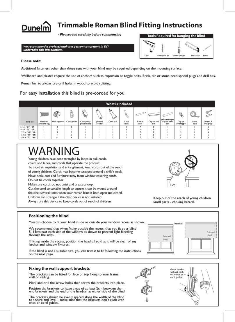 Dunelm Metropolitan Peacock User manual