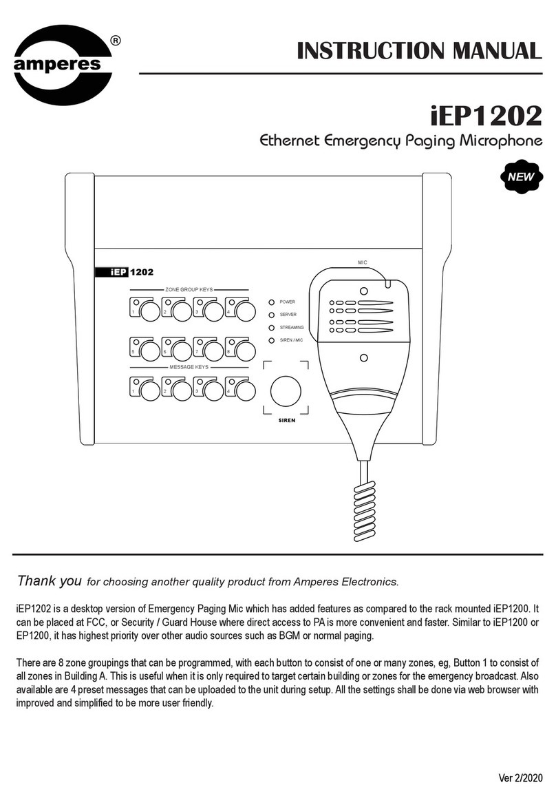 Amperes iEP1202 instruction manual
