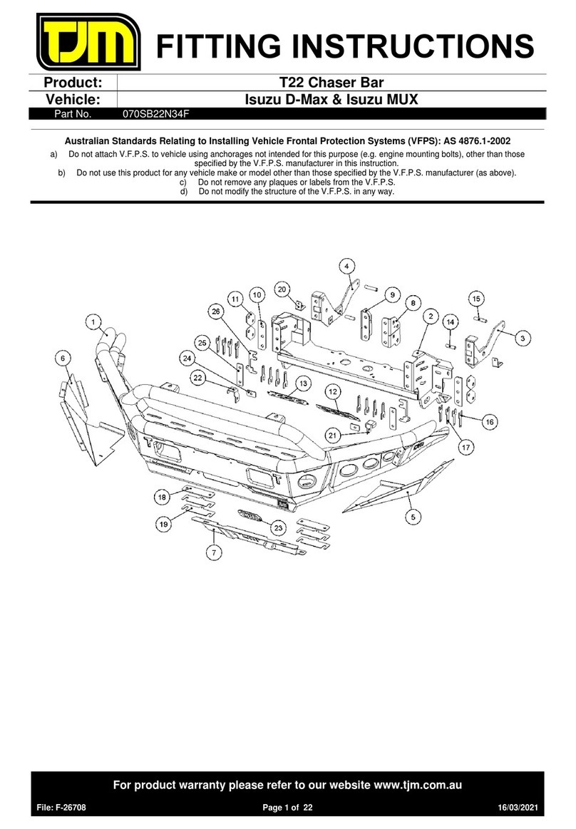 TJM T22 User manual