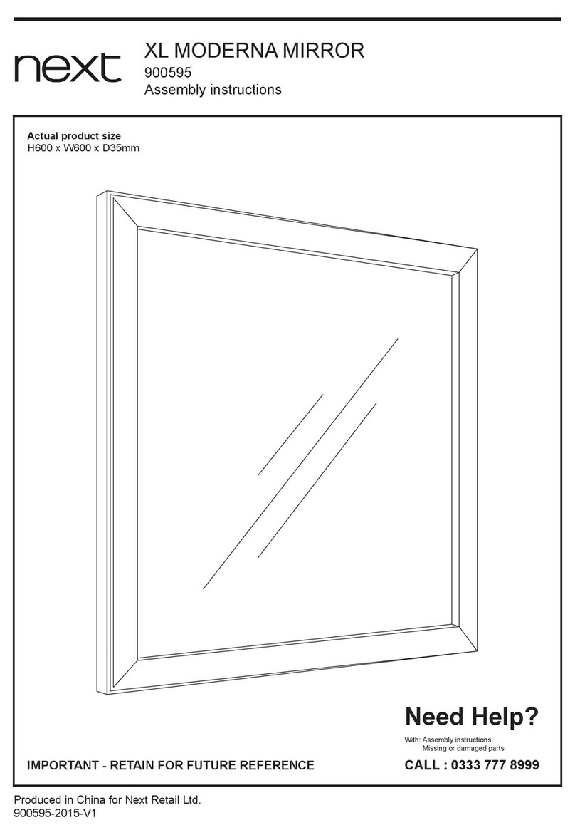 Next XL MODERNA 900595 User manual