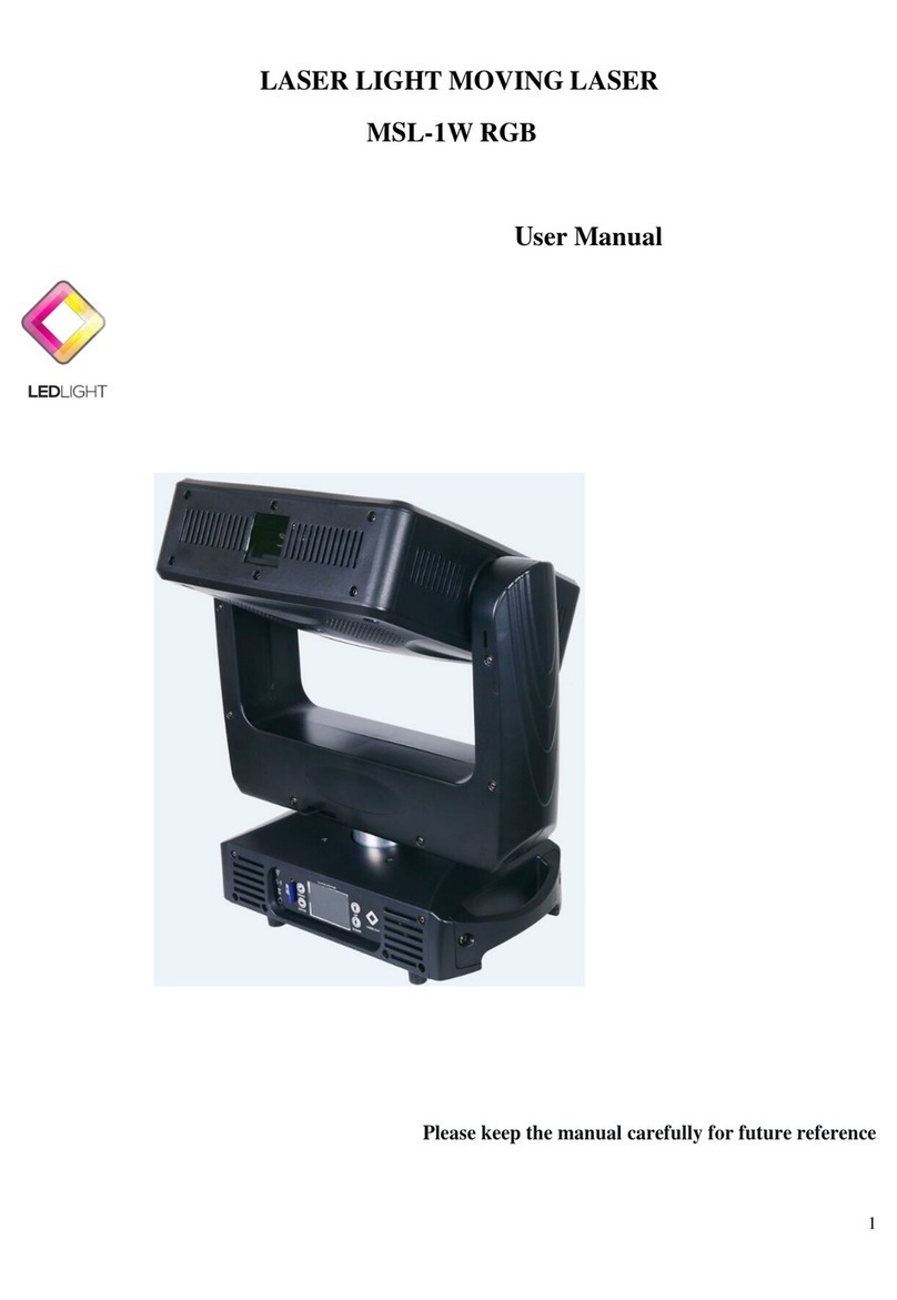 LEDLight MSL-1W RGB user manual