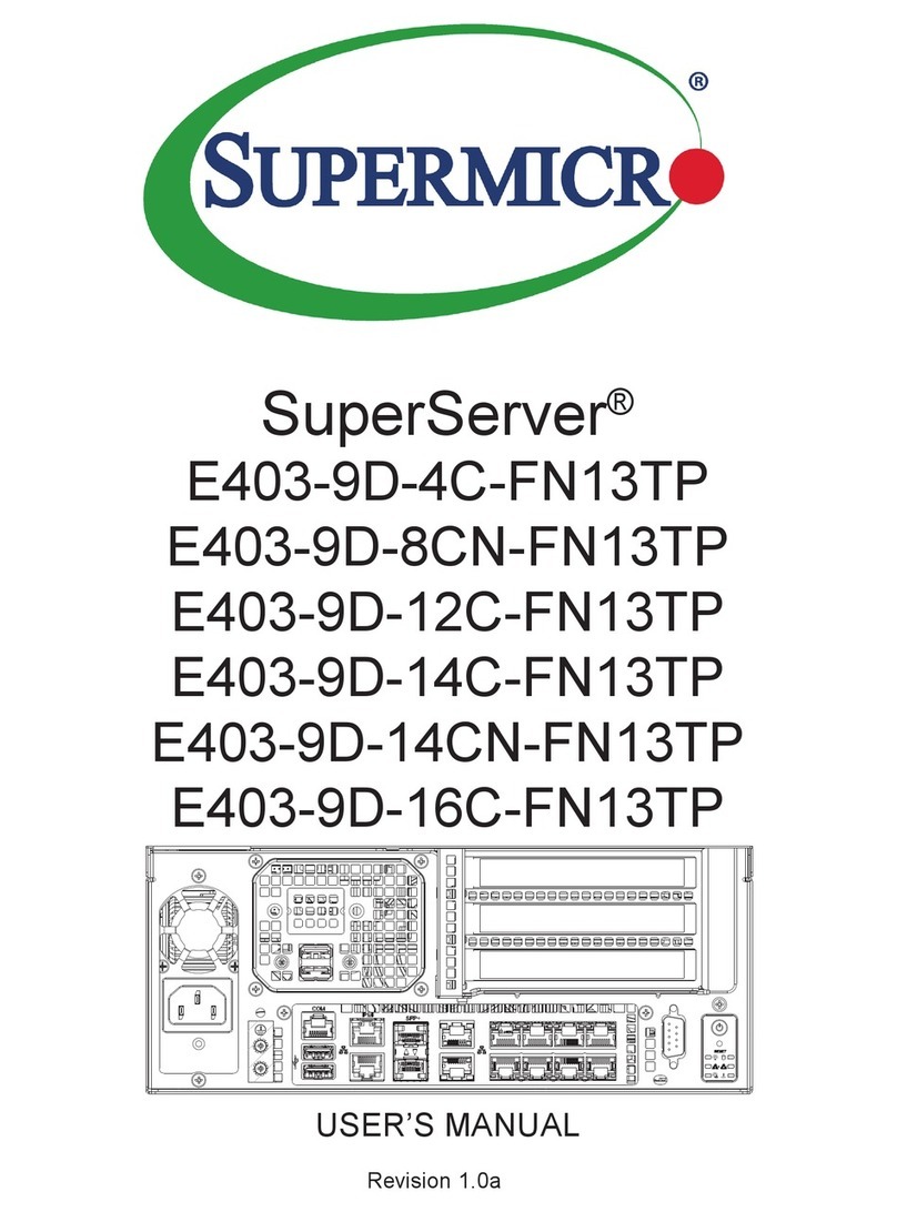 Supermicro SuperServer E403-9D-4C-FN13TP User manual Supermicro SuperServer E403-9D-4C-FN13TP User manual