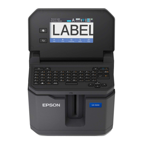 Epson LabelWorks LW-Z5010 Series Use and care manual