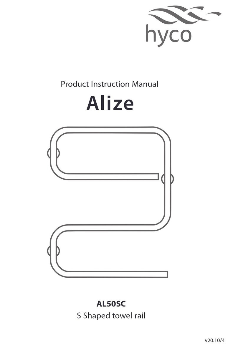Hyco Alize AL50SC Product instruction manual