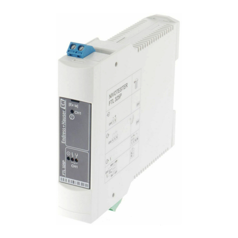 Endress+Hauser nivotester FTL 325 P User manual Endress+Hauser nivotester FTL 325 P User manual
