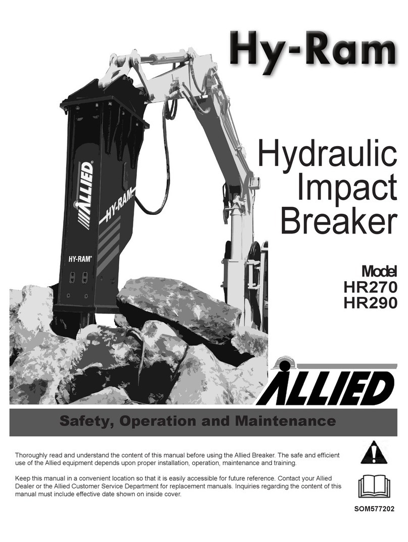 Allied Hy-Ram HR270 Safety, operation and maintenance instructions