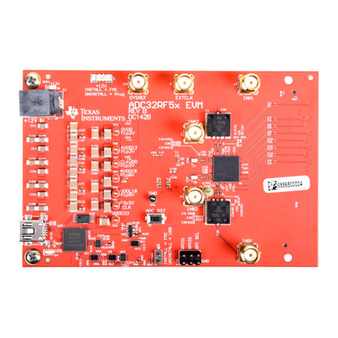 Texas Instruments ADC32RF5xEVM User manual