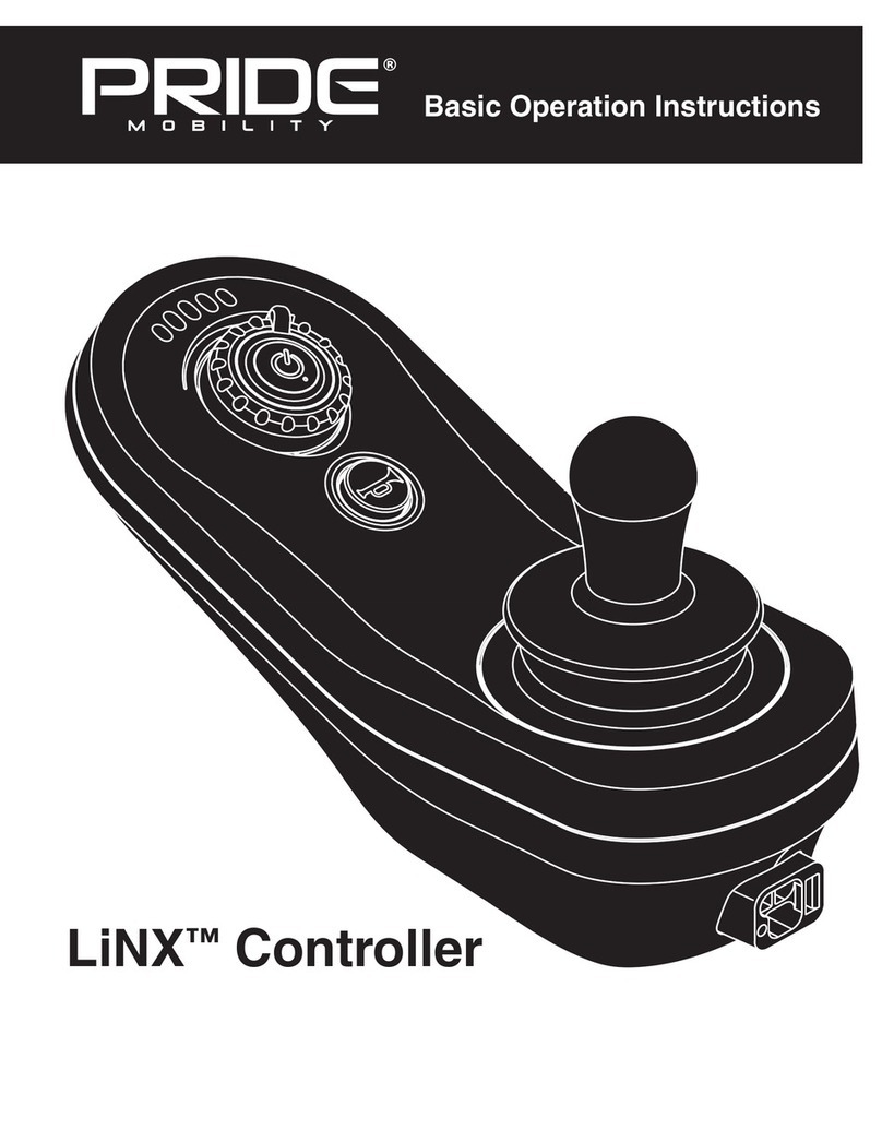 Pride Mobility LiNX Controller Basic operation instructions Pride Mobility LiNX Controller Basic operation instructions