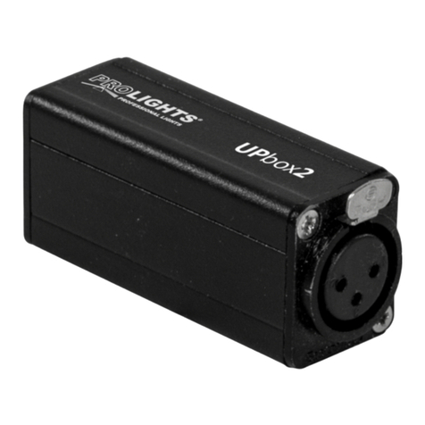 ProLights UPBOX2 User manual