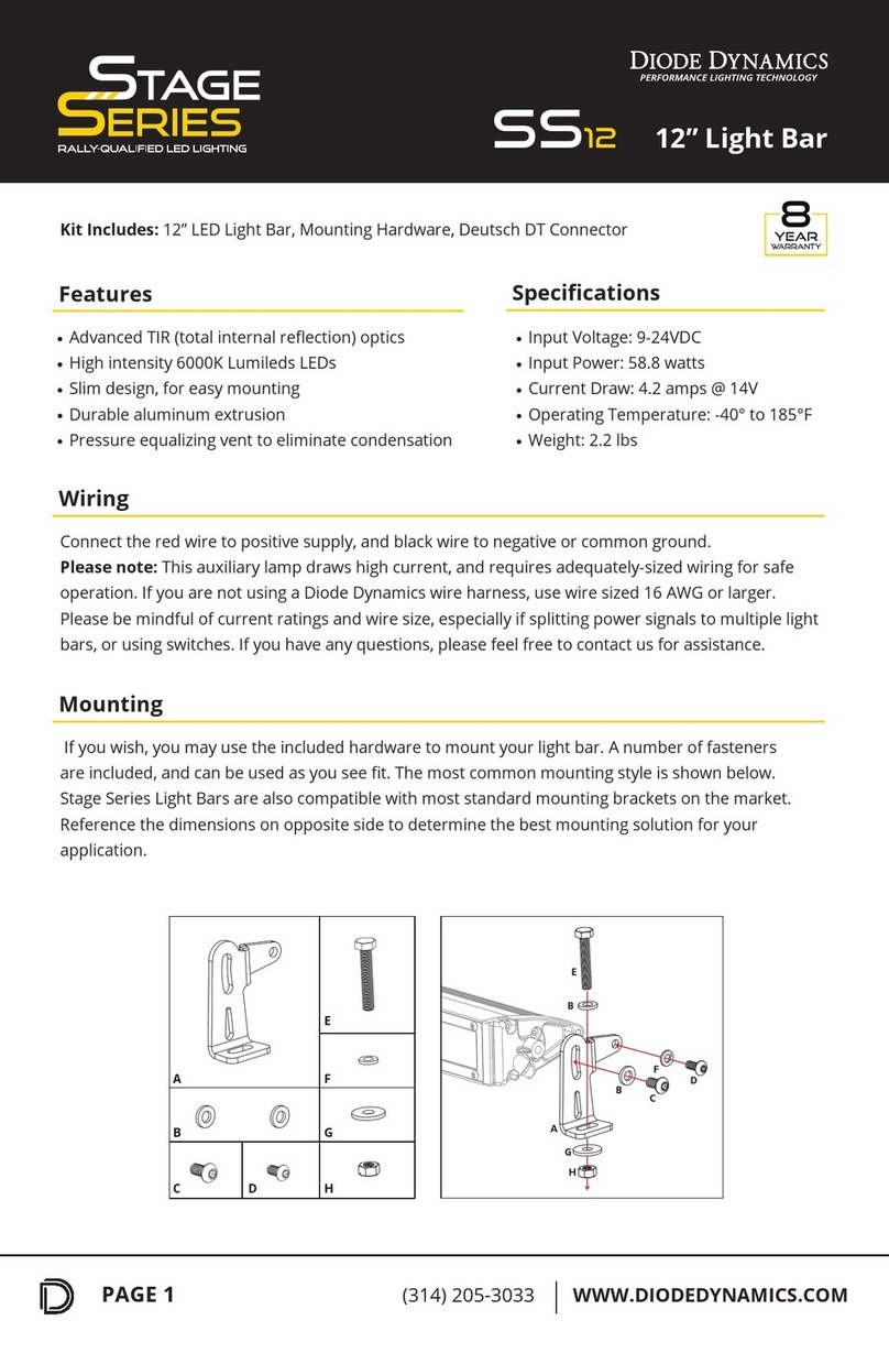 Diode Dynamics STAGE Series manual