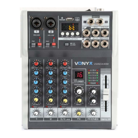 Power Dynamics VMM-K Series User manual