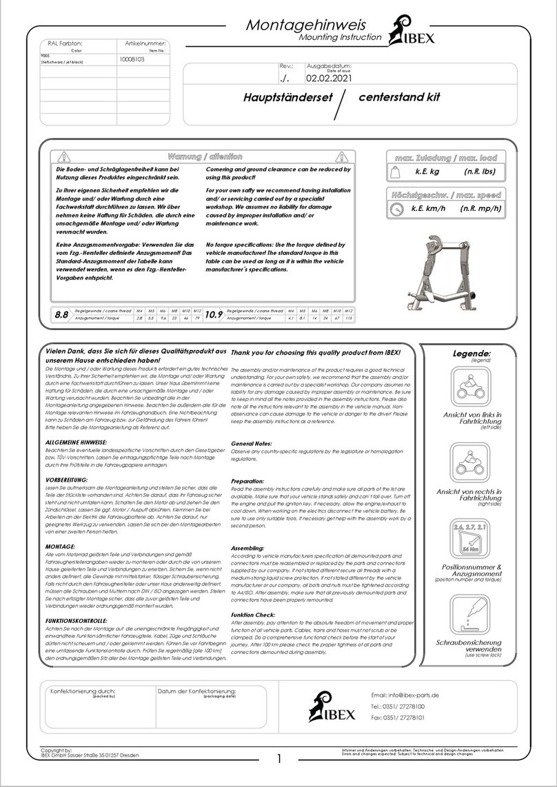 IBEX 10008103 User guide