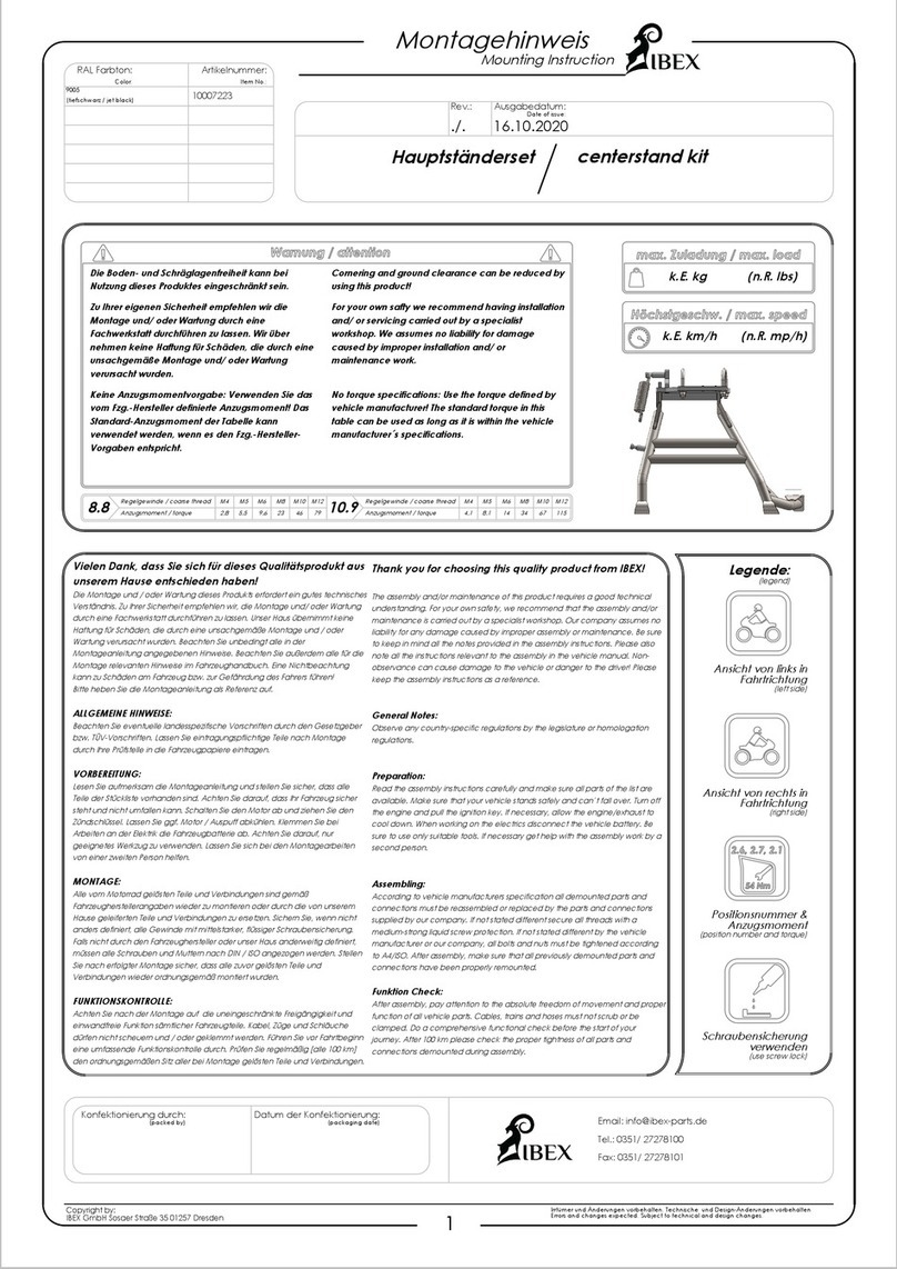 IBEX 10007223 User guide