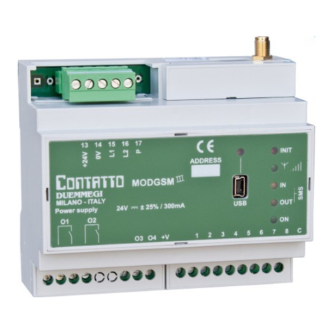 Duemmegi Contatto ModGSMIII User manual