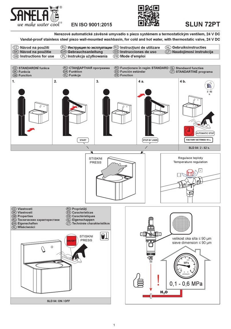 Sanela SLUN 72PT Instructions for use