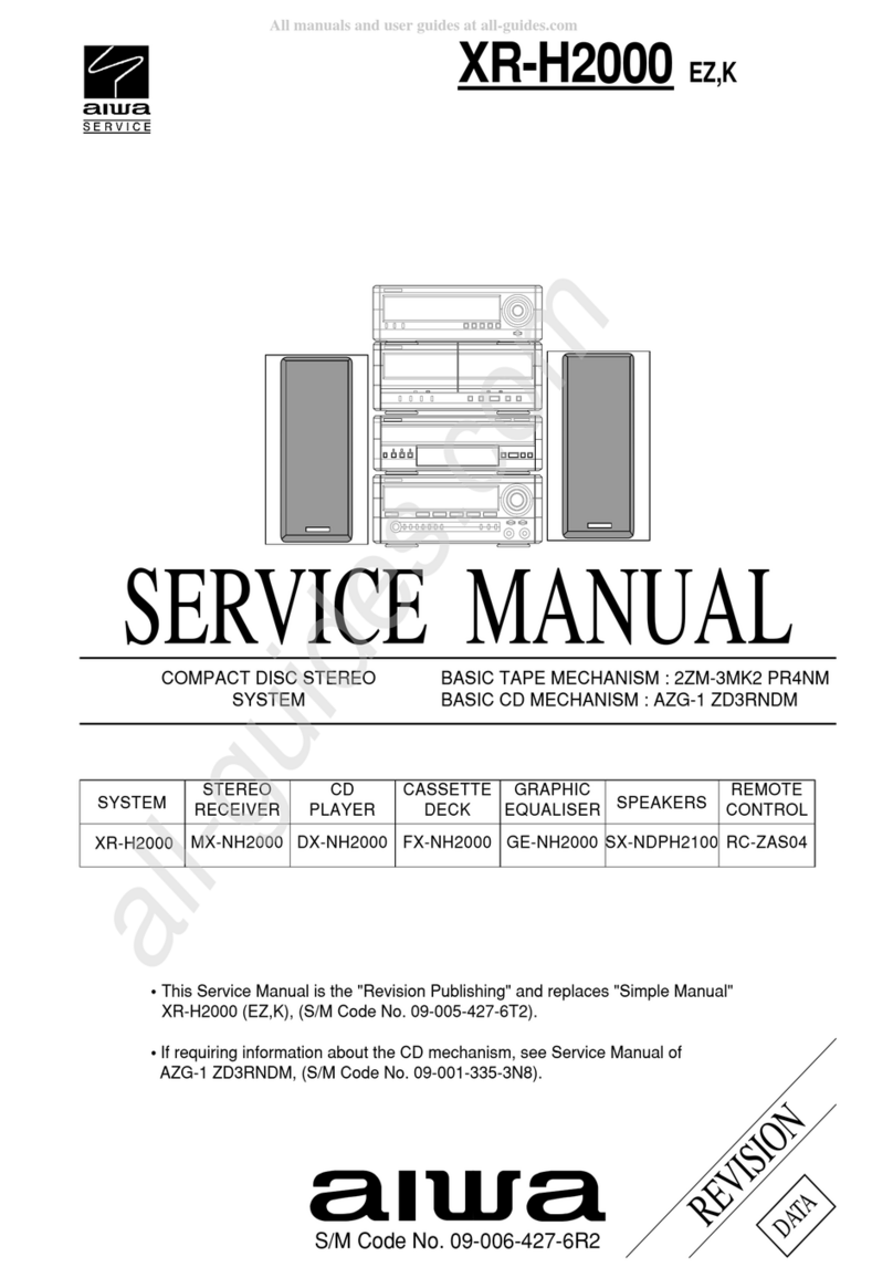 Aiwa XR-H2000EZ User manual