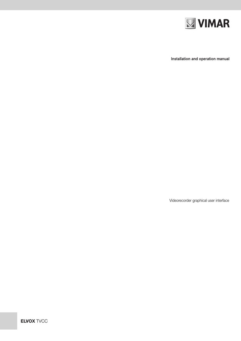 Vimar ELVOX TVCC User manual