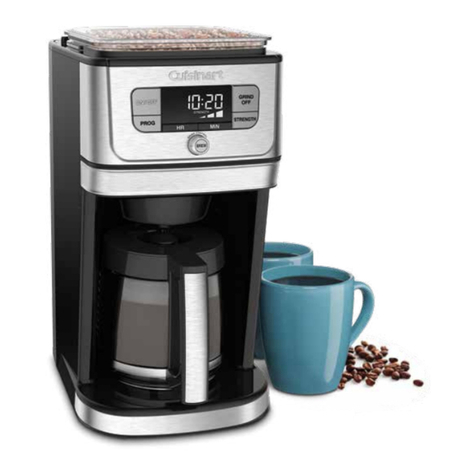 Cuisinart DGB-800C Series Instruction booklet