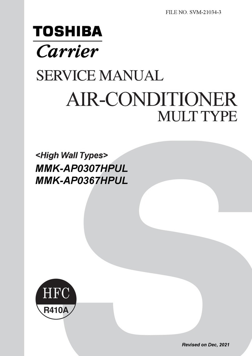 Toshiba MMK-AP0307HPUL User manual