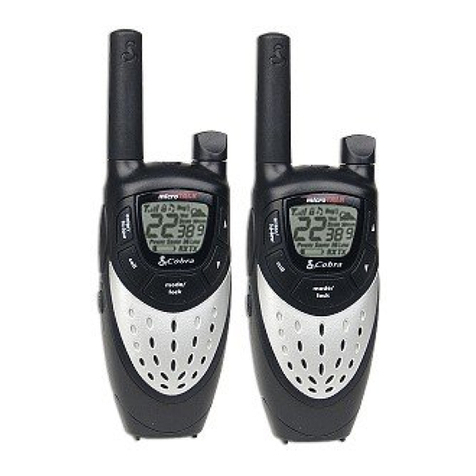 Cobra microTALK PR4500WX User manual