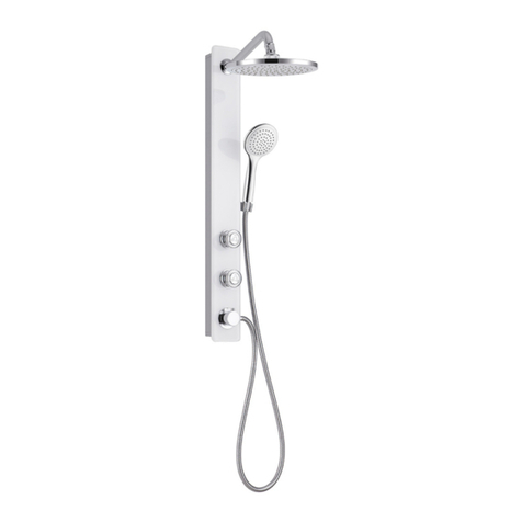 PULSE+ Aloha ShowerSpa 1080-W User manual PULSE+ Aloha ShowerSpa 1080-W User manual