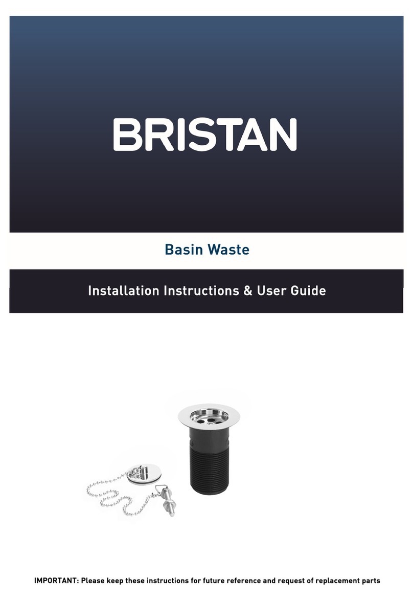Bristan W-BASIN01-C Wiring diagram